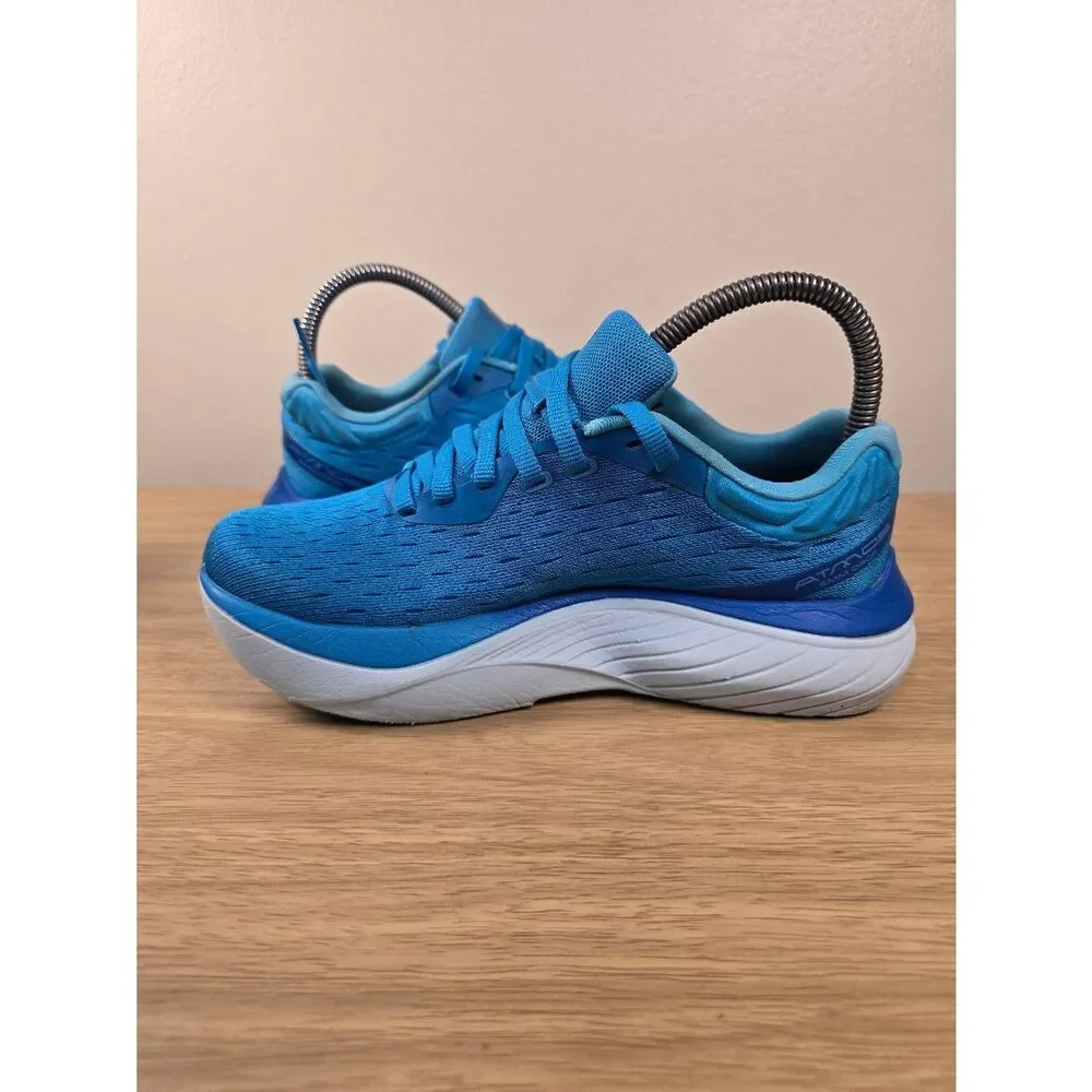 Topo Athletic Atmos Women's Size 6 Blue White Cushion Running Shoes Sneakers